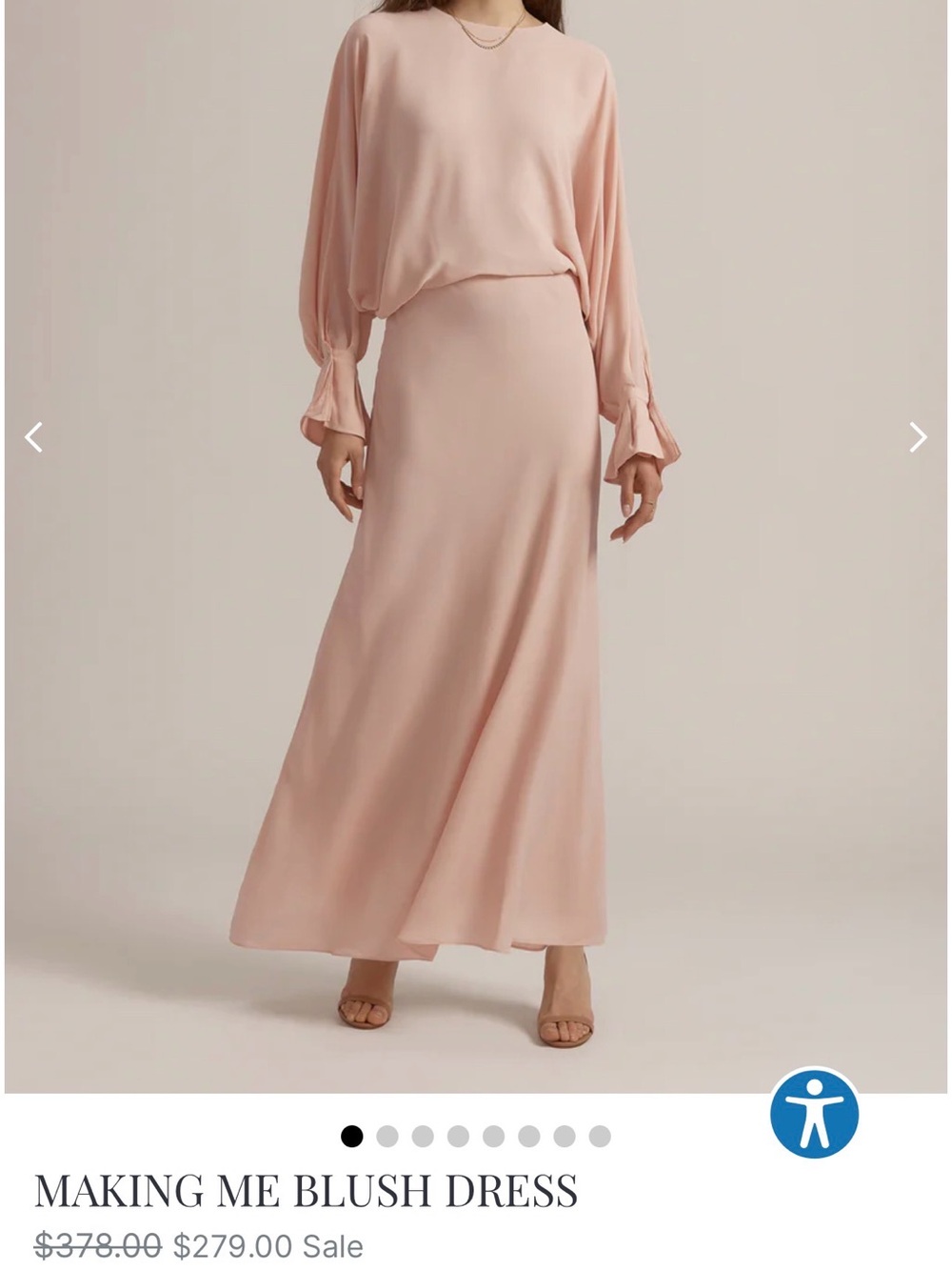 Favorite Daughter Making Me Blush Maxi Dress